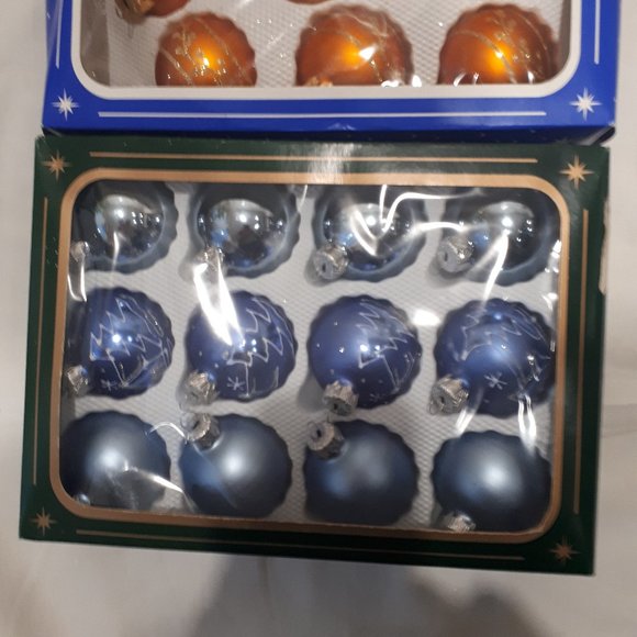 holiday designed like glass ornaments from Europe made in Poland NWT - Picture 2 of 5